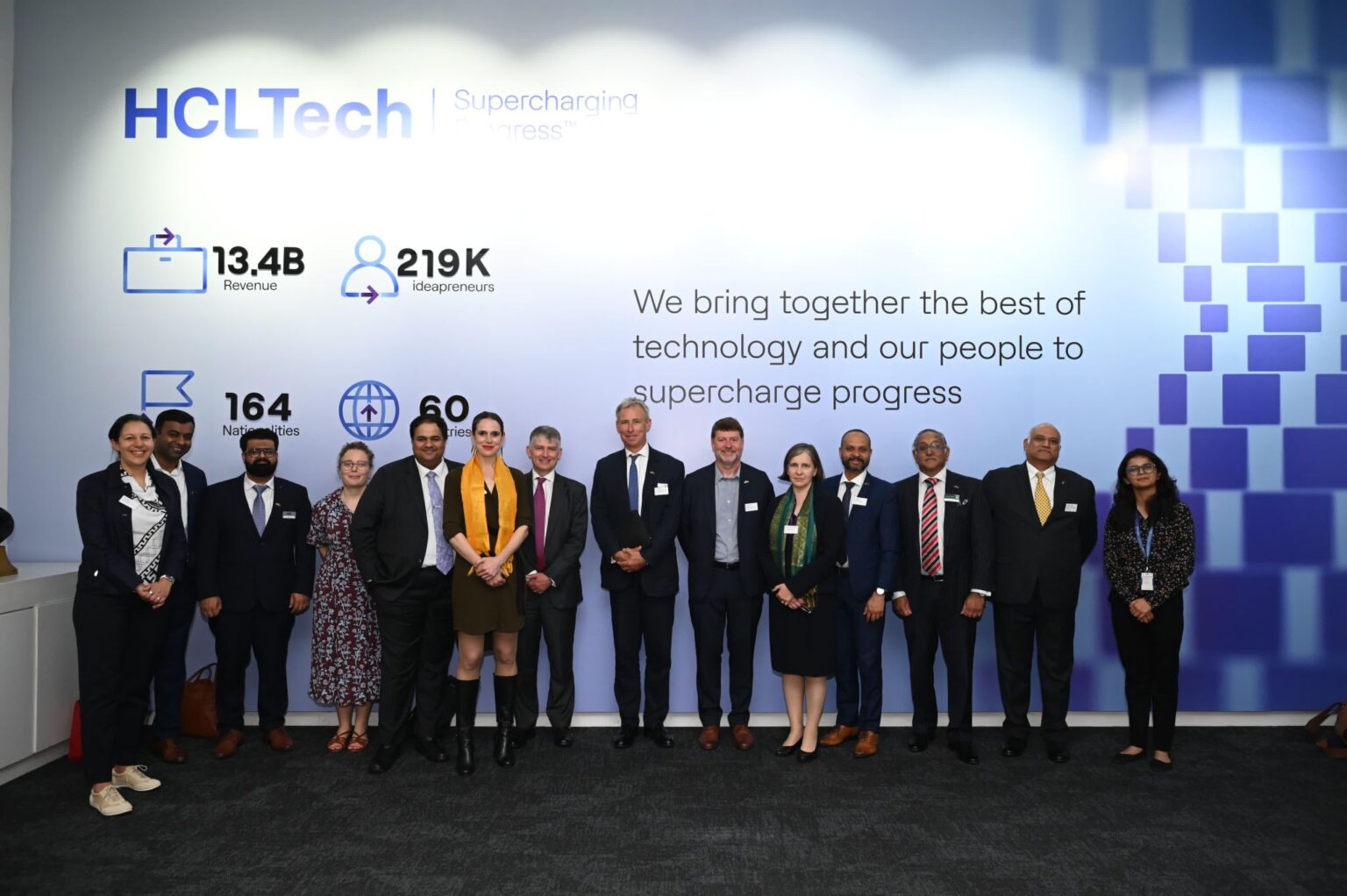 UK-India tech security initiative participants group photo