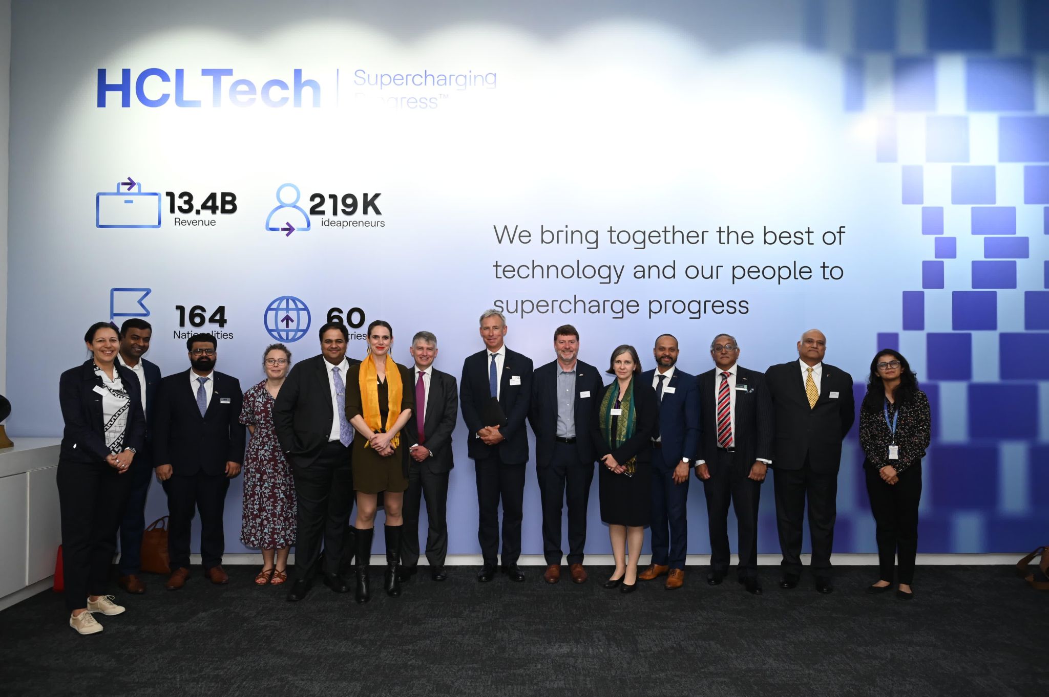 UK-India tech security initiative participants group photo